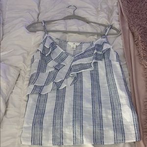 H&M ruffle tank